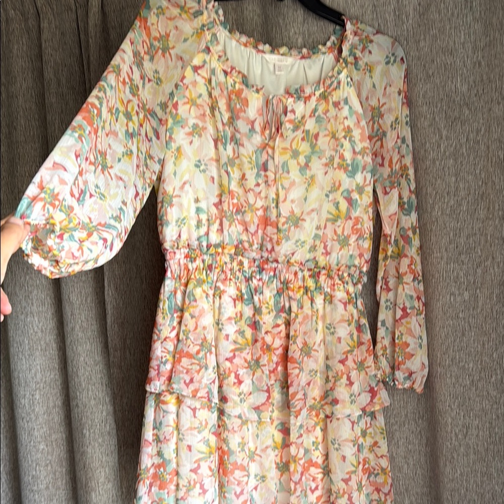 LC Lauren Conrad Floral Long Sleeve Dress - Multicolor